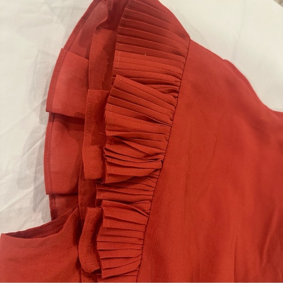 EXPRESS Ruffle Wrap Front Peplum Top Size Small S - Picture 9 of 12